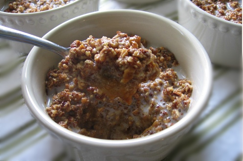 Pumpkin Crunch Casserole or Breakfast Pudding