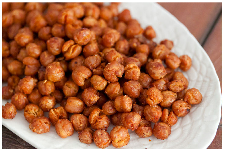 Allergy-free, paleo roasted chickpeas