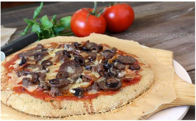 Paleo, Gluten Free Pizza Crust