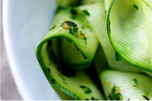 Paleo zucchini “pasta” 