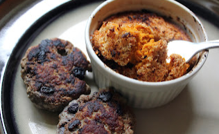 Blueberry breakfast sausage; Paleo & Gluten free breakfast option