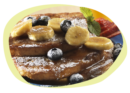 Spiced Banana French Toast