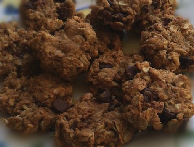 Rita’s Healthy PB, Banana & Oatmeal cookies