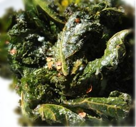 Homemade Kale chips 