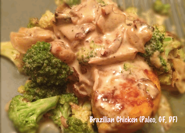 Gluten-free Brazilian Chicken with Coconut Milk Reduction