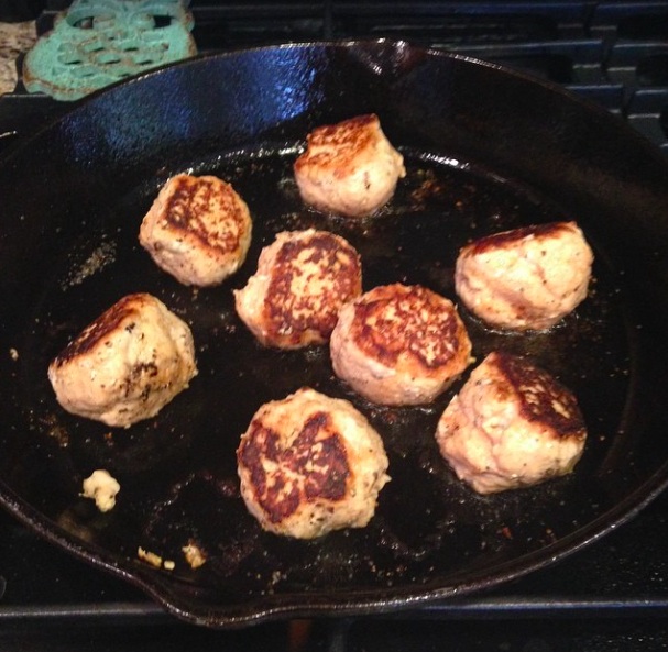 Paleo BBQ chicken meatballs
